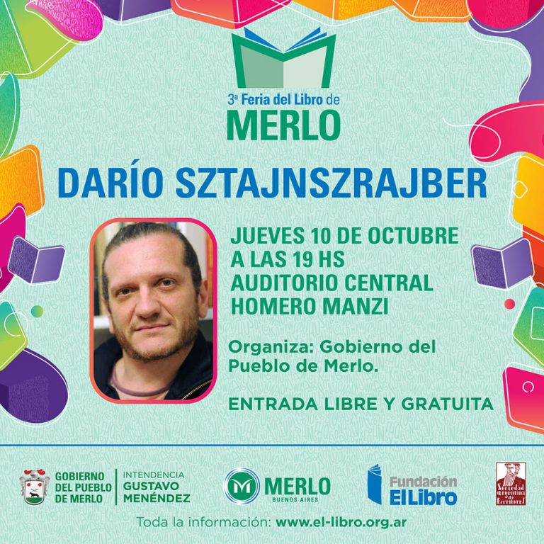 Merlo: Hoy Dario Z en la Feria del Libro!