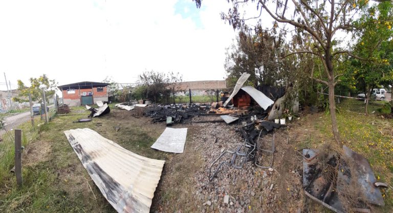Incendio en la sede de APDH La Matanza