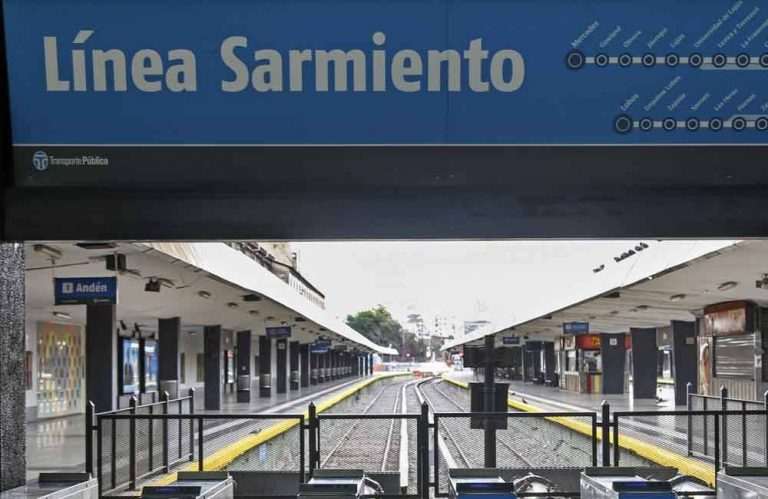 Línea Sarmiento: Mañana habrá paro de trenes