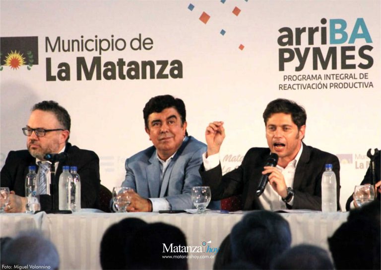 Axel Kicillof en La Matanza: ‘Vuelve el crédito productivo a la Provincia de Buenos Aires”