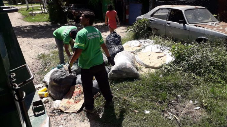 Se desplegaron nuevos operativos de limpieza en Parque San Martín