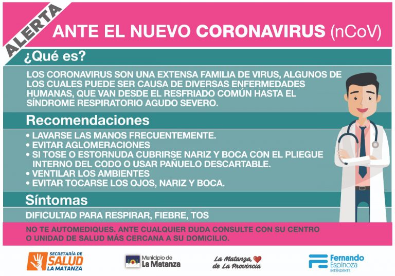 La Matanza ya aplica el protocolo de atención por Coronavirus en todos sus hospitales