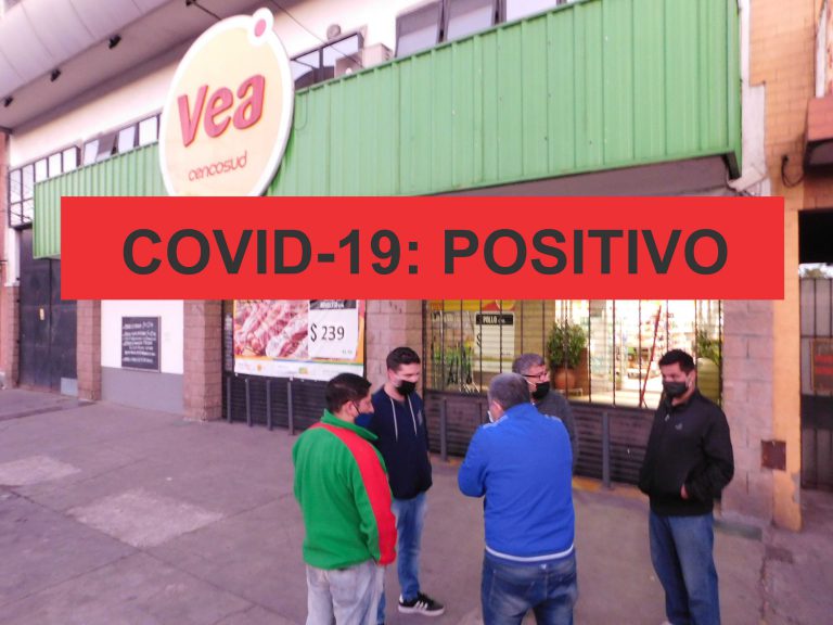 RESULTADO del empleado del VEA DE MADERO:  COVID-19 POSITIVO