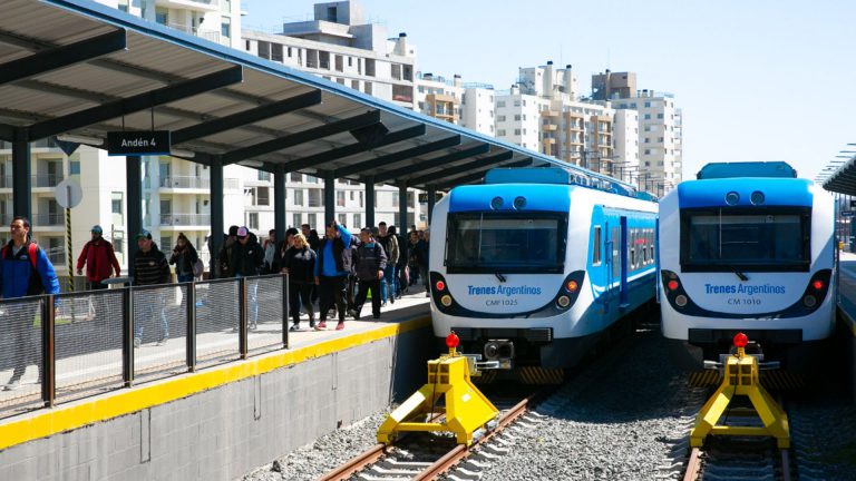Recorrido limitado por obras en la línea Belgrano Sur