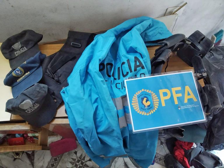 La PFA desbarató una organización que robaba simulando ser efectivos policiales