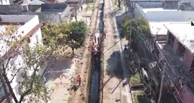 Merlo Norte: Se ha avanzado 75% de la obra hidráulica en Arroyo Salguero