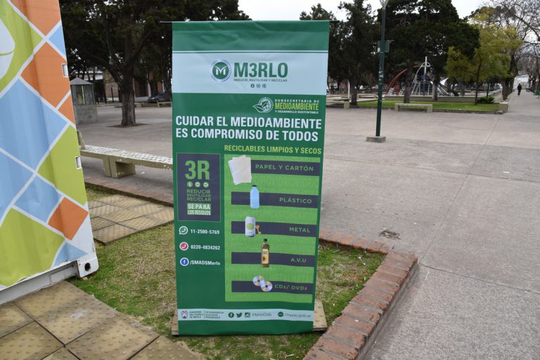 Merlo: Comenzaron las jornadas municipales de reciclaje de junio