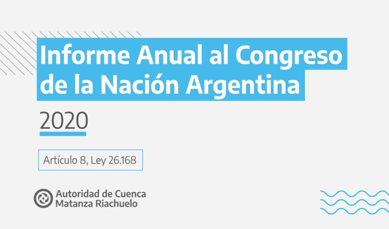 ACUMAR presentó el Informe Anual de Gestión ante el Congreso de la Nación
