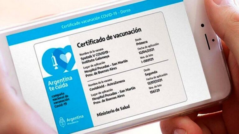 Pase sanitario: Cómo tramitar el certificado