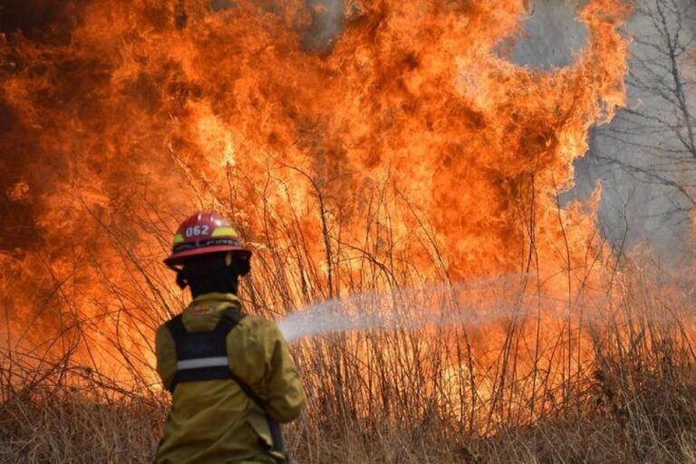 Bomberos Voluntarios de Matanza comienzan a colaborar en Corrientes frente a los incendios forestales