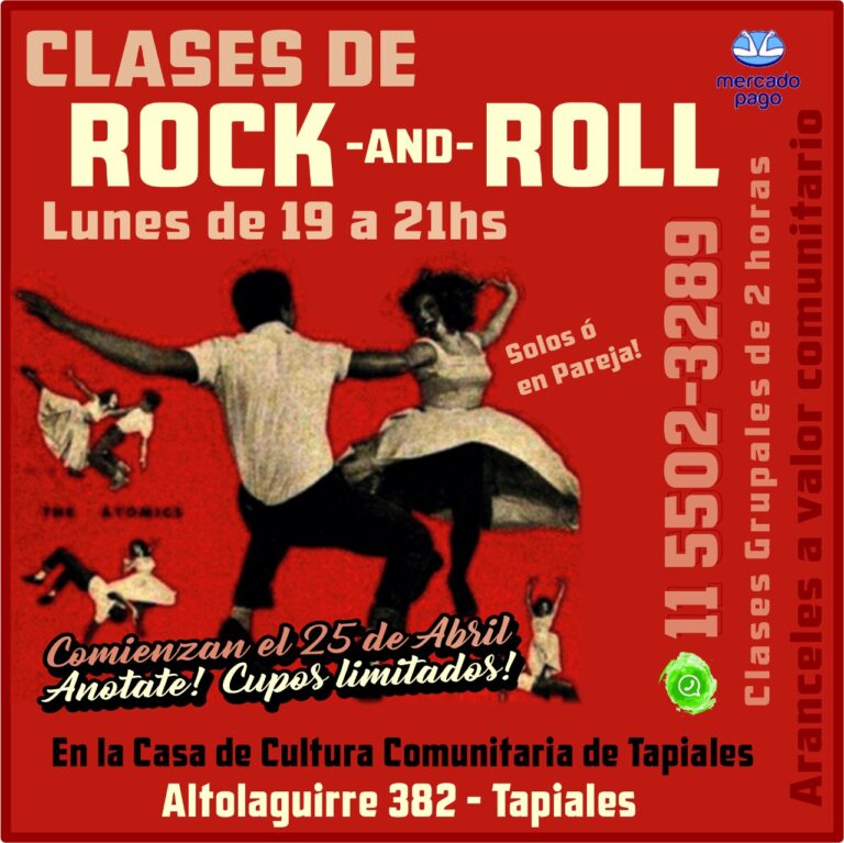 Tapiales: Se vienen las clases de rock and roll en la Casa de Cultura Comunitaria