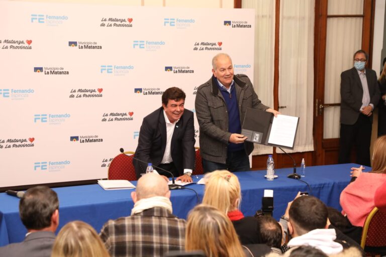 El Municipio de La Matanza y la UNLaM firmaron un convenio de cooperación