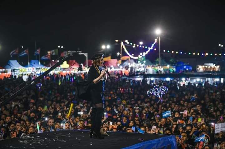 La Sole deslumbró a más de 50 mil personas en un gran show en Merlo