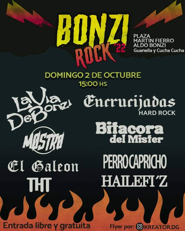 Aldo Bonzi: Se viene el festival Bonzi Rock ’22