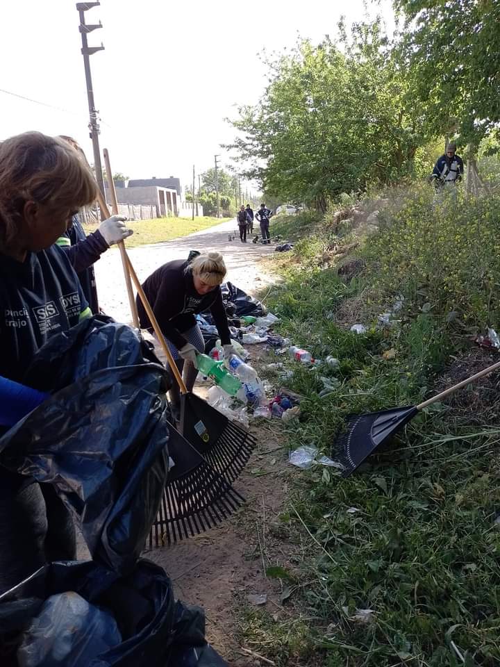 Cuadrilla de Nahuel: Nuevo operativo de limpieza en los barrios de Merlo