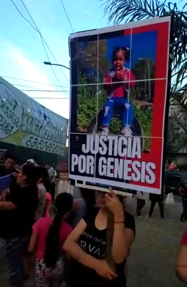 Villa Celina: Vecinos y familiares de Génesis marcharon para pedir justicia por su asesinato 