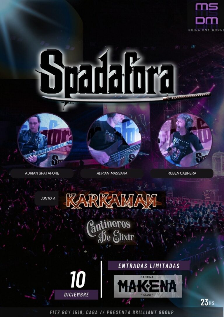 Sábado 10/12: Spadafora tocará en Palermo