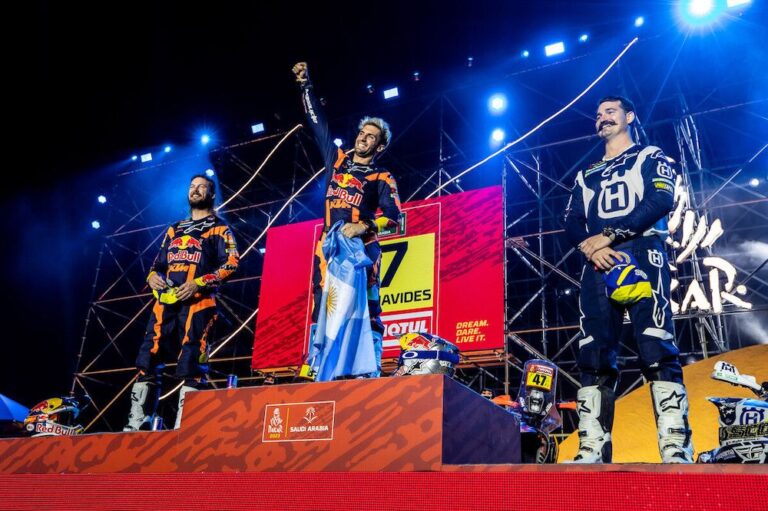 El argentino Kevin Benavides ganó el Dakar 2023