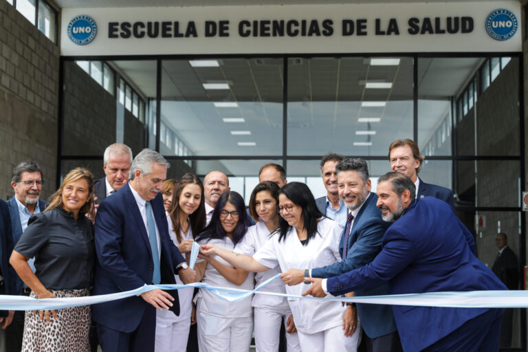 Merlo: Inauguraron el Módulo de Ciencias de la Salud de la UNO