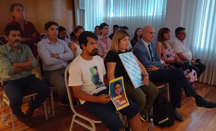Caso Tahiel: Lectura del fallo contra los  imputados en la sede del Colegio de Abogados de La Matanza 