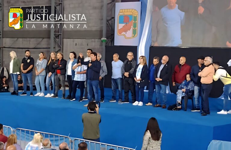 Espinoza lanzó la campaña electoral en González Catán