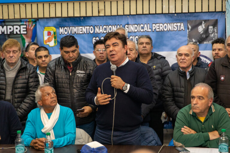 Fernando Espinoza encabezó el lanzamiento de la Mesa Sindical Nacional Peronista