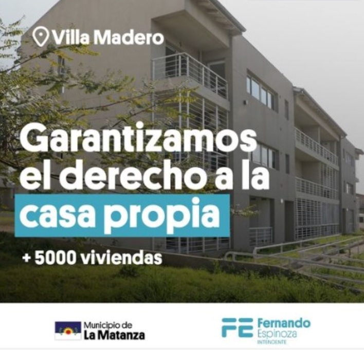 Procrear II: Comenzó la construcción de un Desarrollo Urbanístico en Villa Madero