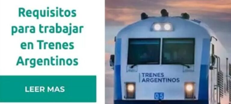 Trenes Argentinos cambió la forma de enviar CV para acceder a nuevos puestos de empleo: Toda la información.