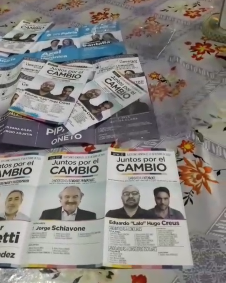 Denunciaron la difusión de boletas incompletas a favor de un candidato de Juntos por el Cambio en La Matanza