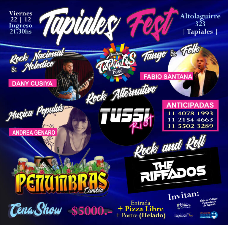 Tapiales: Sabores Especiales Madero participará del “Tapiales Fest”