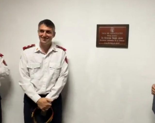 Isidro Casanova: Los bomberos inauguraron el Aula de Capacitación “Oficial Auxiliar Sergio Javier De Abrantes”