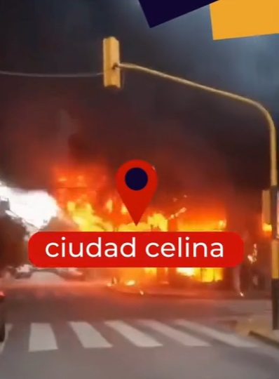 Incendio en un comercio de Villa Celina