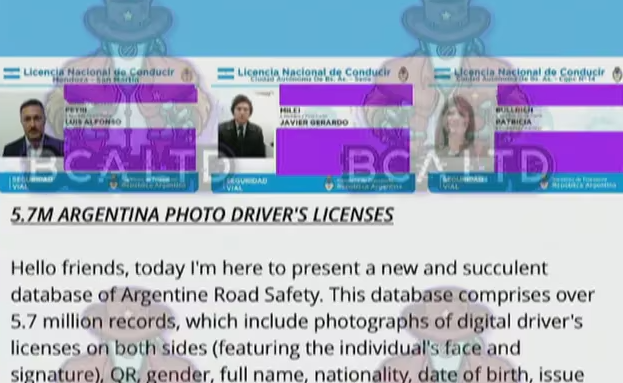 Hackearon y robaron los datos de las licencias de conducir