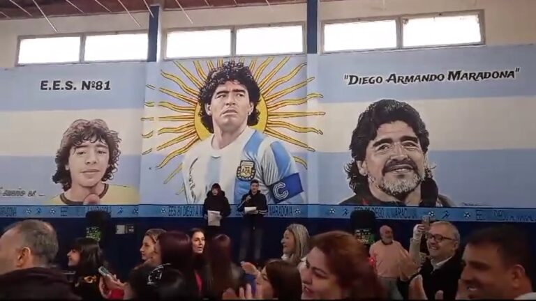 La Matanza: La Escuela Secundaria N°81 pasó a llamarse “Diego Armando Maradona”